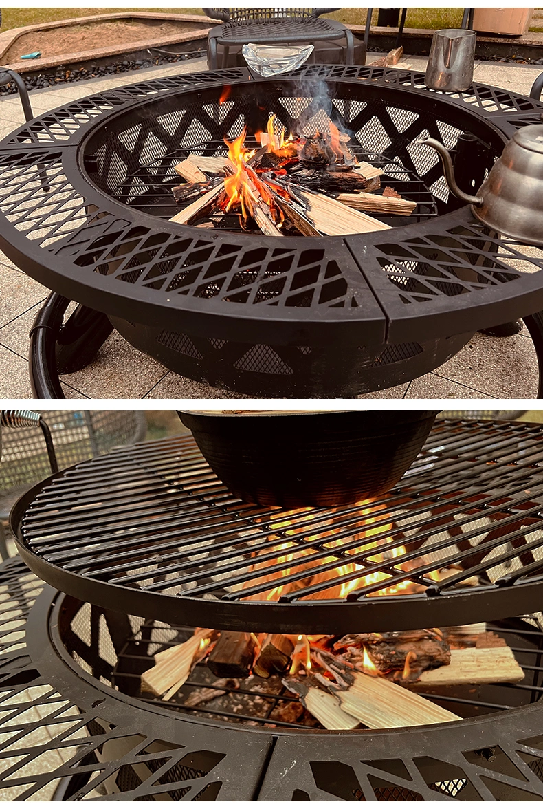 Outdoor Garden Patio BBQ Big Fire Pit Burner