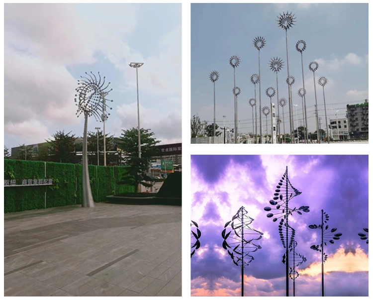 Outdoor Metal Sculpture Art Stainless Steel Garden Decoration