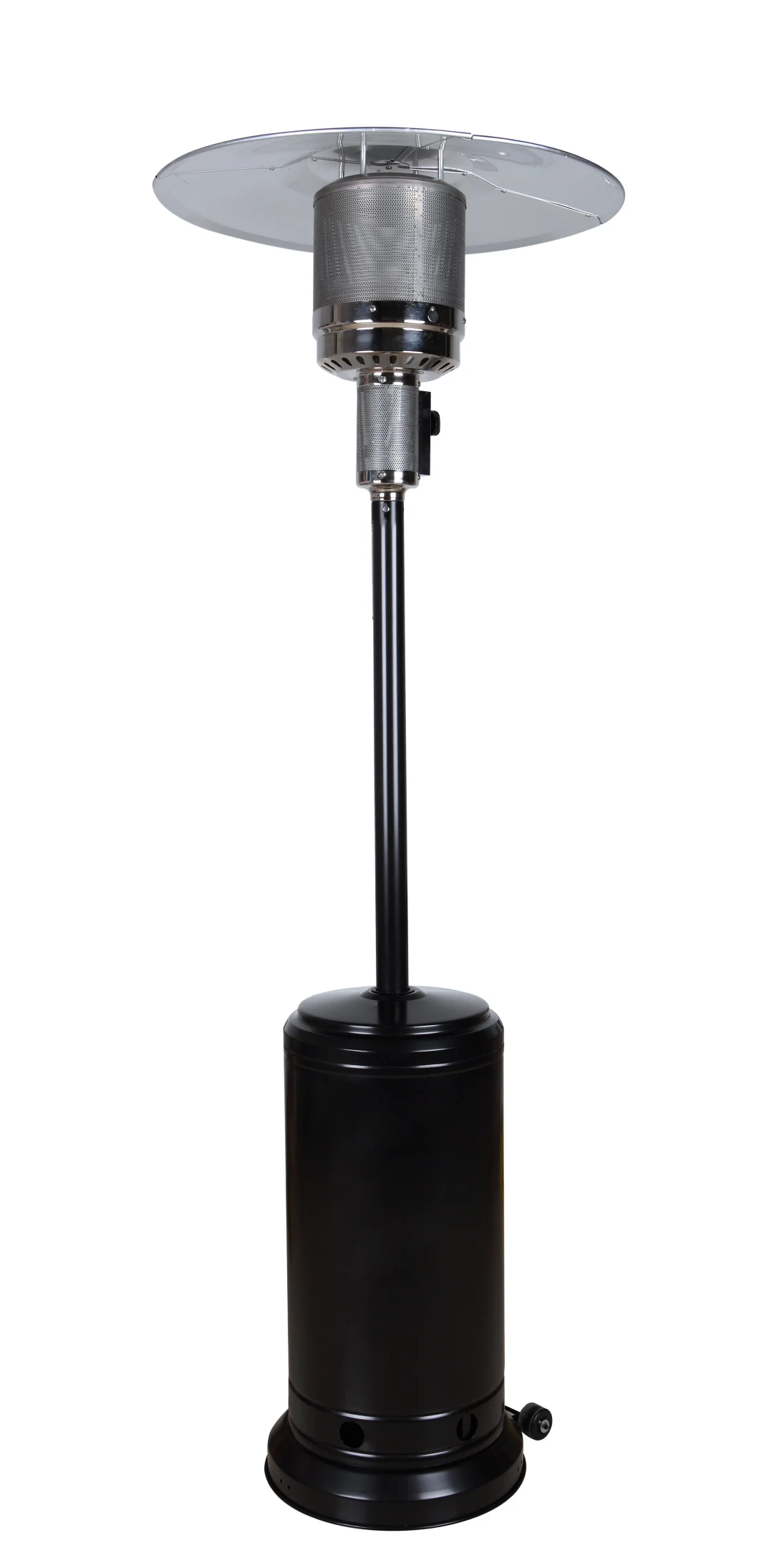 Powder Coated Outdoor Basic Model Freestanding Umbrella Gas Patio Heater