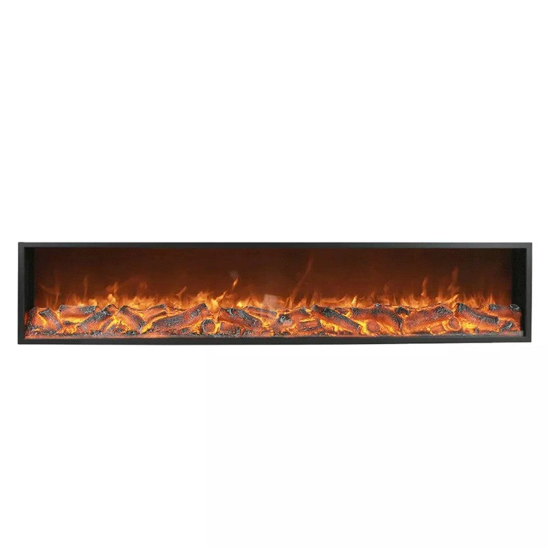 Custom 1 or 7 Flame Decorative Wall Mount Electric Fireplace