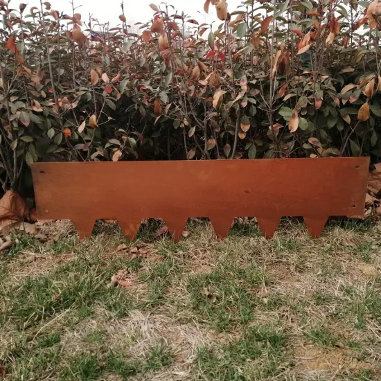 Anillo para árboles, anillos para plantas de metal, borde de jardín en acero corten