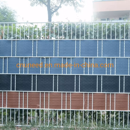 La privacidad ULTRAVIOLETA anti de Polyrattan pela la cerca de la cinta del PVC La cerca de la pantalla de la tira de la rota del PVC